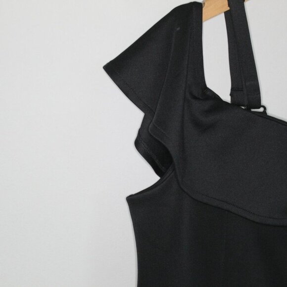 NWT Lane Bryant Off Shoulder Dress Black Scuba Plus Size 22 H10674 - Picture 9 of 12